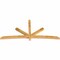 Ekena Millwork Alberta Rough Sawn Timber Gable Bracket, Western Red Cedar, 108"W x 49"H x 4"D x 4"F, 11/12 Pitch GBW108X49X0404ALB00RWR - alternate 5